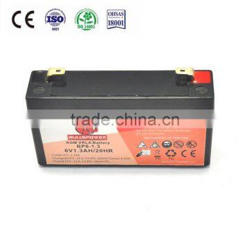 wholesale solar charge ups battery 6V 3.3ah-250ah sealed lead acid indicator