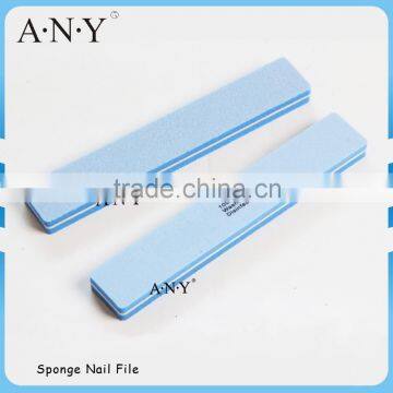 Professional Nail Care Shaping and Polising Blue Sponge Nail Salon Nail FIle Wide Shape