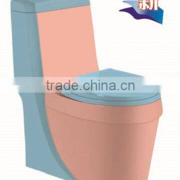 8808B China Sanitary Ware Manufacturer Dark Blue Color Ceramic wc Toilet photo-6