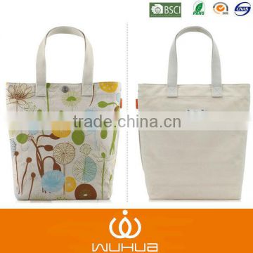 custom print canvas tote bag promotion canvas shopping bag