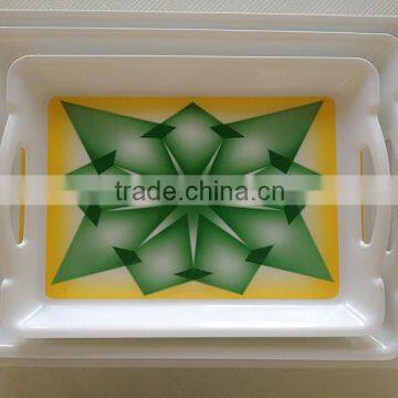 Rectangular Serving Tray Plastic Food Tray