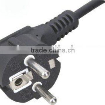 Europe power Supply cord set with VDE,RoHS Approval,CEE7 PLUG