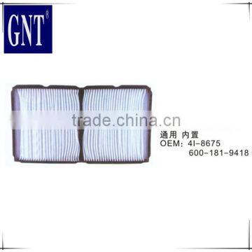 best quality 600-181-9418 4I-8675 20Y-979-626 cabin filter for PC210-7 E320C excavator parts