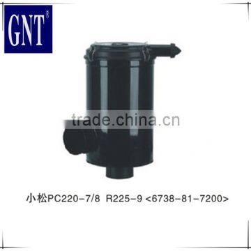 best quality Air filter assy PC220-7 6738-81-7200 for excavator engine parts