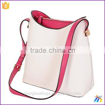 New Europen fashion hit colors bucket bag pu leather messenger bag online