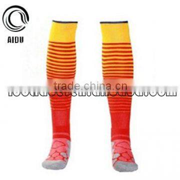 Newest Fashion Rainbow Football Socks High Quality Custom Design Sport Socks Men Soccer Socks