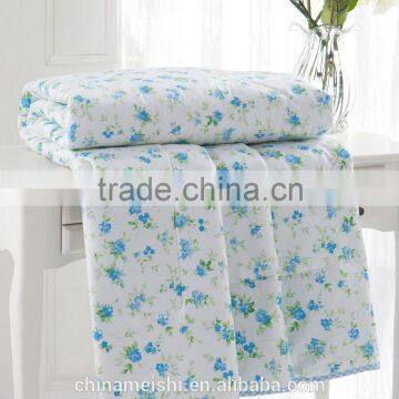 Light floral printed cool feeling summer quilted quilt