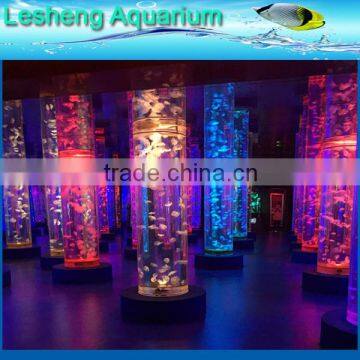 Original lucite acrylic cylinder aquariums for jellyfish world