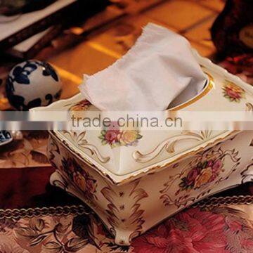 Square Ceramic Tissue Boxes