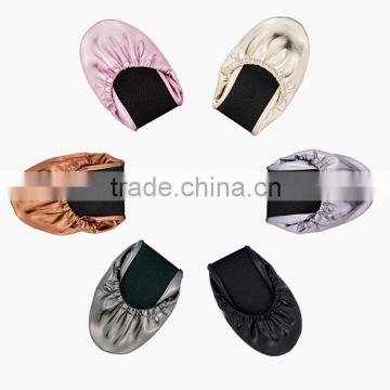 Print Your Own Logo On The Special Customized Wedding Gift Folding Ballet Flat Shoes                        
                                                Quality Choice