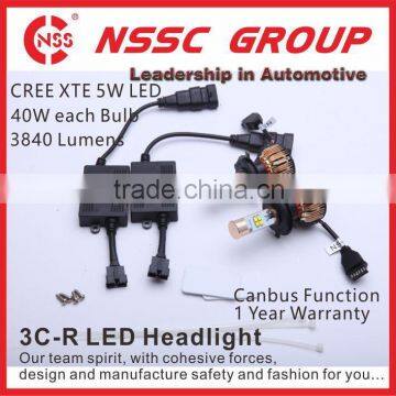 Hot Sale Led Headlamp Manufacturers/Most Power Led Mining Light/LED Headlight, 4000lm 6500k 12v-24v 9007 h4 h7 photo-4