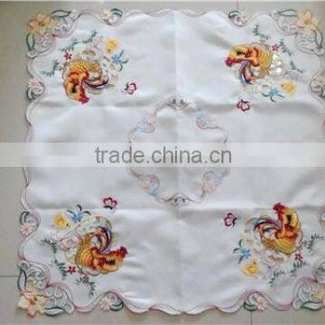 hand embroidery table cloth used
