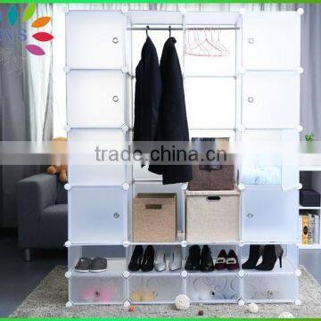 Dongguan manufacturer diy storage shelf 16 boxes DIY easy using