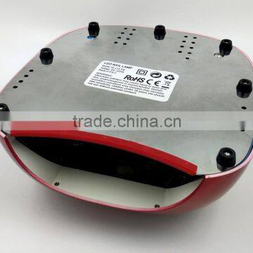 High power 365-405nm 48w led nail dryer in uv lamp with sensor allow both hands and feet for curing all uv&led gels