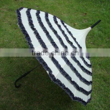 fashion promotional straw umbrella