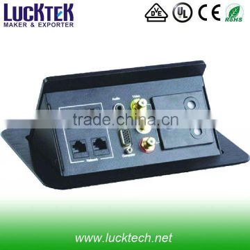 Conference Audio/Video system hidden pop up desktop socket