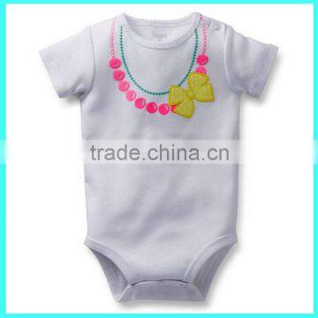 Hot sale fashion stylish infant white adult baby romper shipping from china