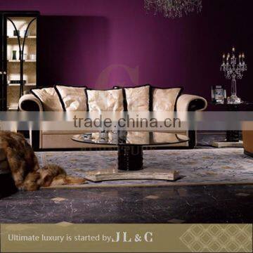 JT05-05 Pedestal Tea Table With Solid Wood in Living Room From JL&C Luxury Home Furniture NEW Designs 2015 (China Supplier) photo-4