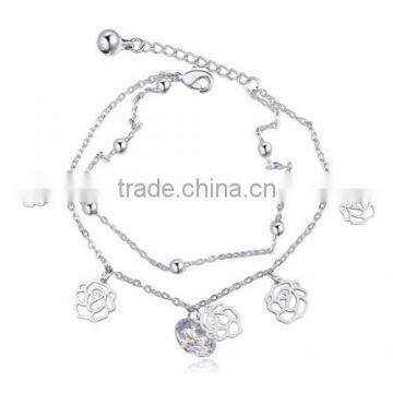 21999 promotional crystal double chain bracelet