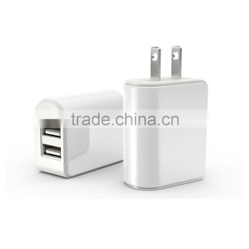 Multiple USB Dual Ports 2 ports 3A Charger Quick USB wall Charger for iPhone iPad SamsungGalaxy Pad