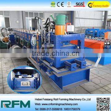 Purlin roll forming machine, interchangable purlin steel frame machine