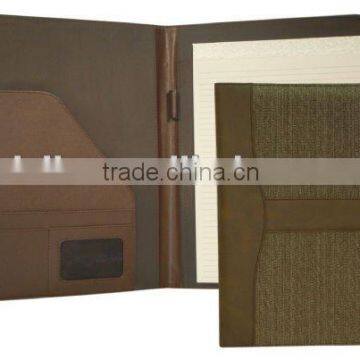 A4 brown color foldable paper folder