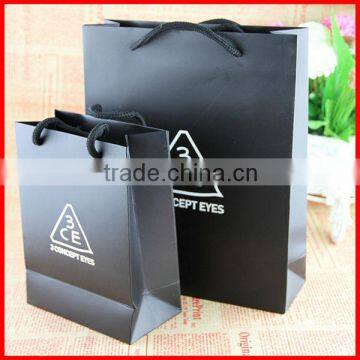 Fashion High Quality Custom Print Gift Embossed Paper Shopping Bag Design