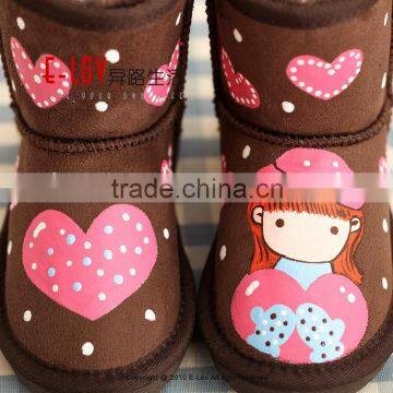 NO.U038CHot Sales High Quality and Cheap China Kids Snow Boots Cheap photo-5
