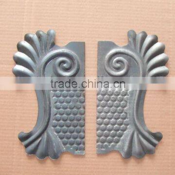 wrought iron lock plate