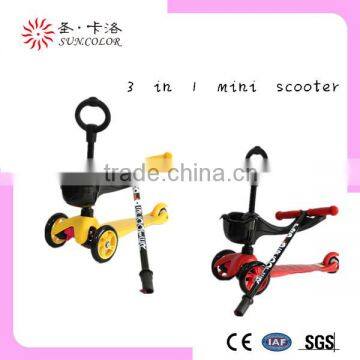 high quality 3 wheel scooter for kids in manufctory