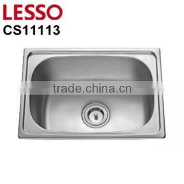 stainless steel single bowl kitchen sink