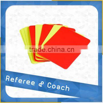 Referee card/,red and yellow cards/sports training cards/referee&coach