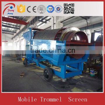 Mobile Trommel Gold Screen Washing Machine In Ghana