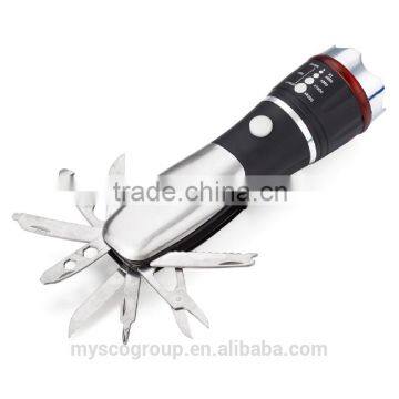 9 in 1 Multitool Car Emergency Flashlight/Hand Tool Sets