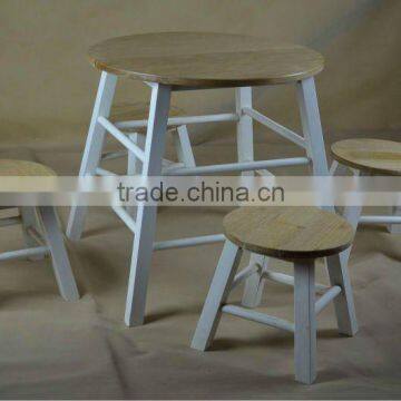 wooden baby dining table and chair