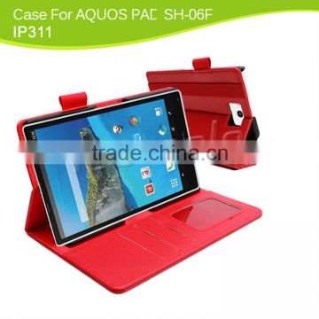 tablet case for sharp aquos pad sh-06f pu leather covers