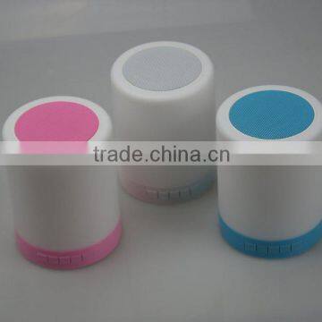 DongGuang brightness adjust warm white favorable mini sylinder speaker