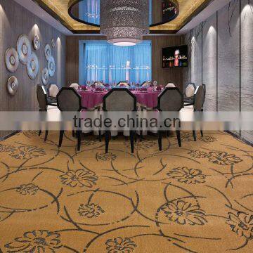 Hotel use Floral pattern wall to wall carpet floor price