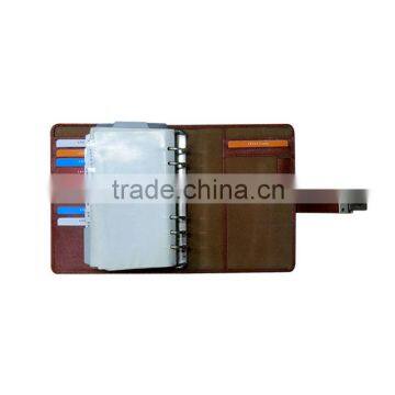 Leather Business Organizer for Office With Card Holder Pockets and Pen Holders photo-5