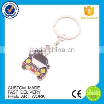 customized car metal keychain, car shaped keychain, toy car keychain