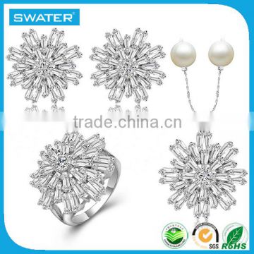 Promotional Items 2016 Silver Jewelry Pearl Necklace Set