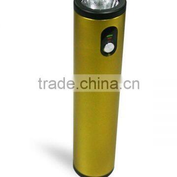 2015 newest design LED Flashlight for emergency portable power bank quick charging for mobile phone