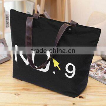 Beautiful Printed Cotton Canvas Tote Bag, OEM Production Canvas Tote Bag photo-3