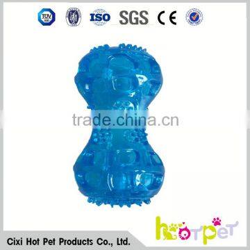 Soft chew toys rope bone with rubber wholesale