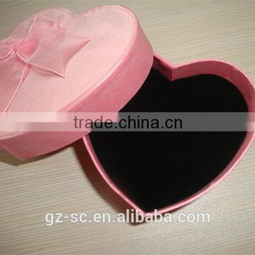 Custom jewelry box, heart shape jewelry box