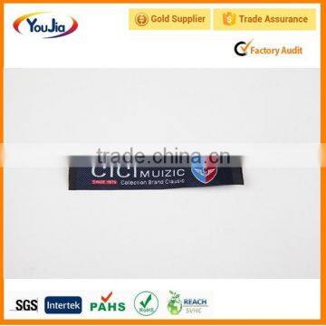 Polyester Fabric Satin or High Density Woven Printed Clothing Label for Garment