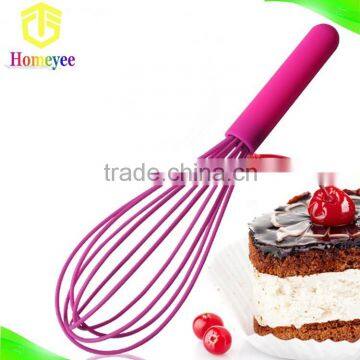 Silicone egg beater with pp handle