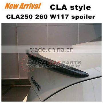 CLA spoiler fit for Benz CLA-CLASS W117 style carbon fiber material spoiler