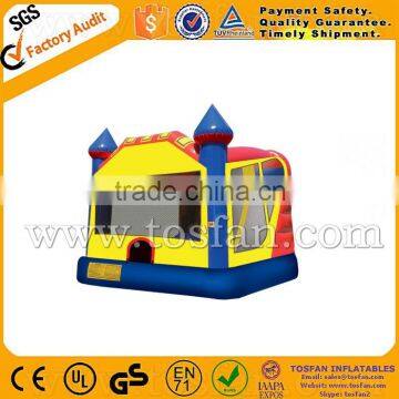 commercial inflatable combo,inflatable moonwalk with slide A3088