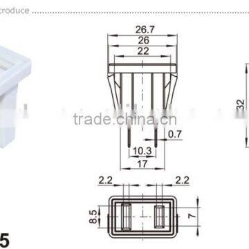 ac Power Socket With Fuse,Dc Adapter Connector,pure Copper With Gold Plated RCA Connector photo-3